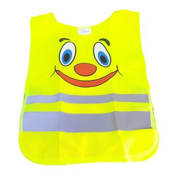 Reflexná detská vesta žltá