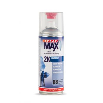 2K Spray MAX bezfarebný lesklý dvojzložkový lak 400ml 